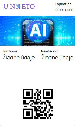 Ukážka permanentky Vexion
